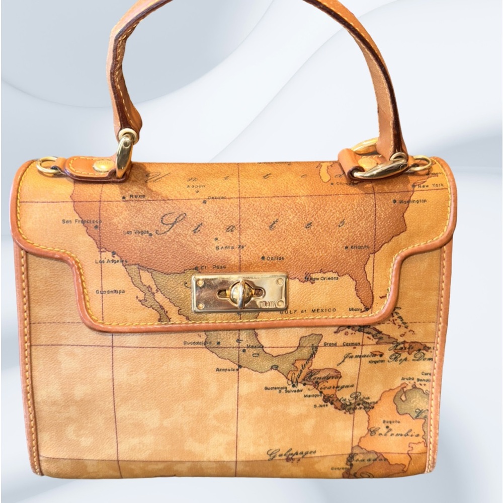 Alviero Martini Classic World Tan Bag
